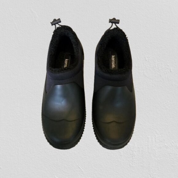 Kensie Women's Carmella Anti-Slip Fleece Lined Rain Shoes SIZE 8M BLACK - Picture 5 of 8